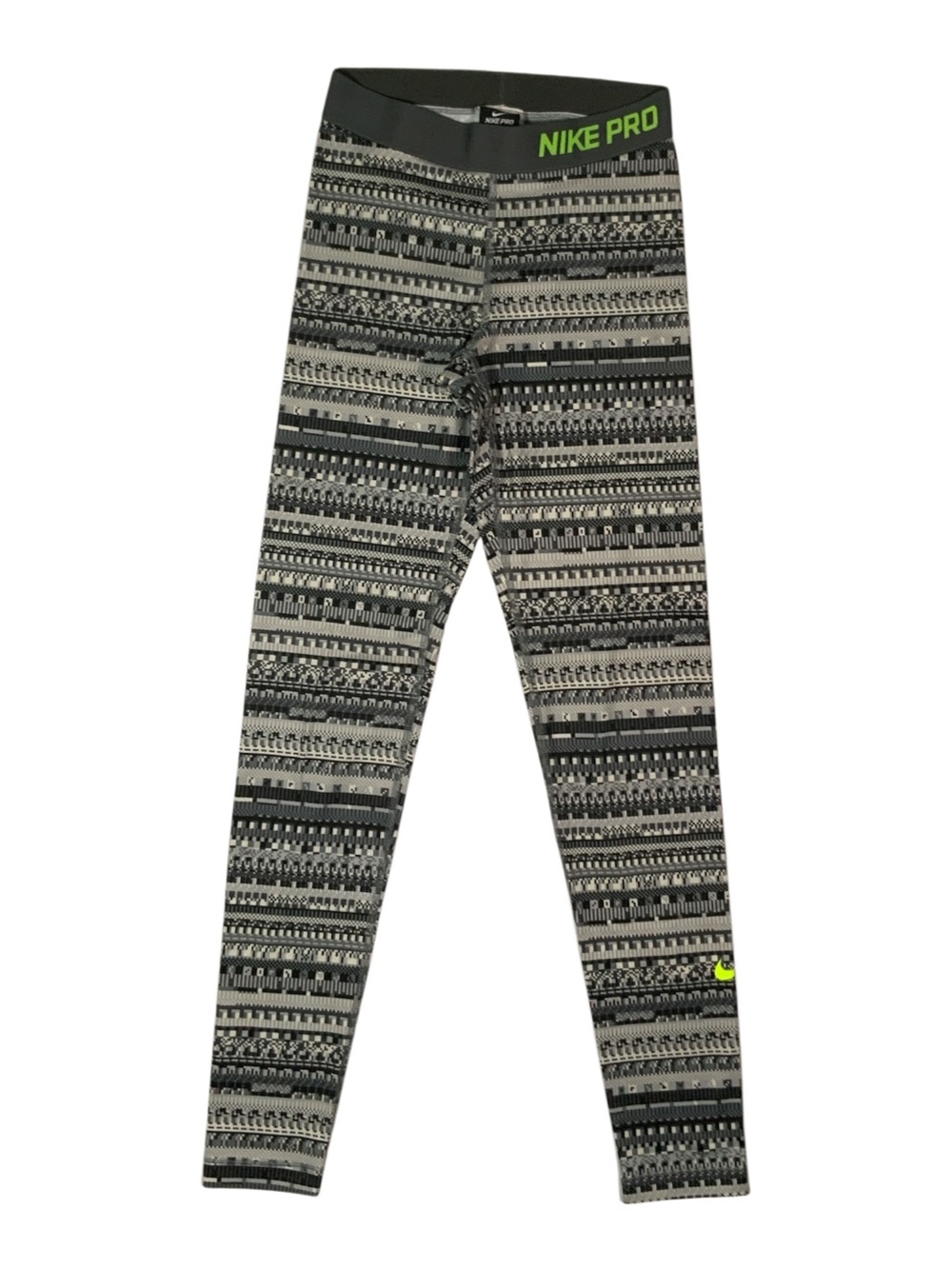 Nike Pro Dri-Fit Geometric Print Athletic Compression Leggings
